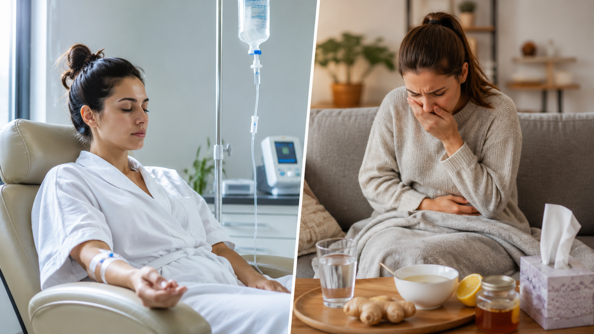IV Therapy for Food Poisoning in Arcadia Compared to Home Remedies