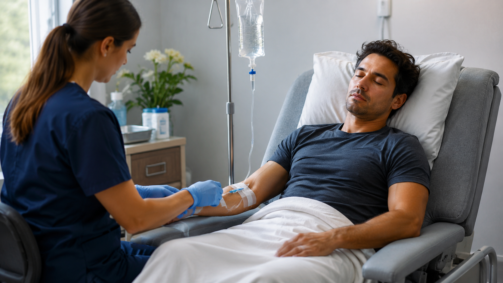 IV Therapy for Food Poisoning in Old Town for Severe Symptoms